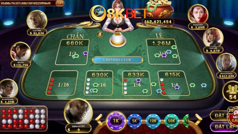 Một vài thông tin giới thiệu tổng quan về tựa game xóc đĩa 8kbet